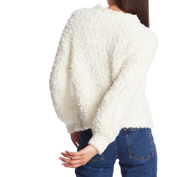 1.state Mock-Neck Poodle-Textured Sweater - Picture 2 of 6
